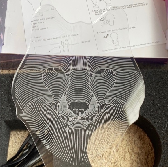 Led light wolf - Picture 3 of 3